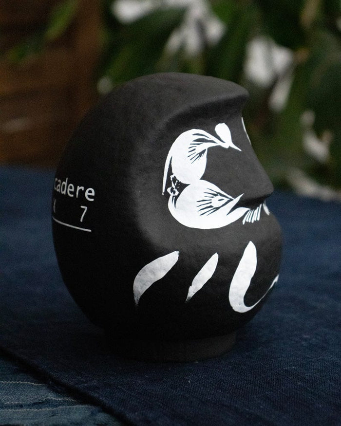 Takasaki Daruma, Designer's Series (Seven Downs & Eight Ups), Black
