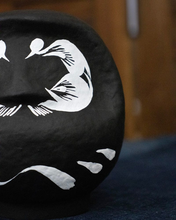 Takasaki Daruma, Designer's Series (Seven Downs & Eight Ups), Black