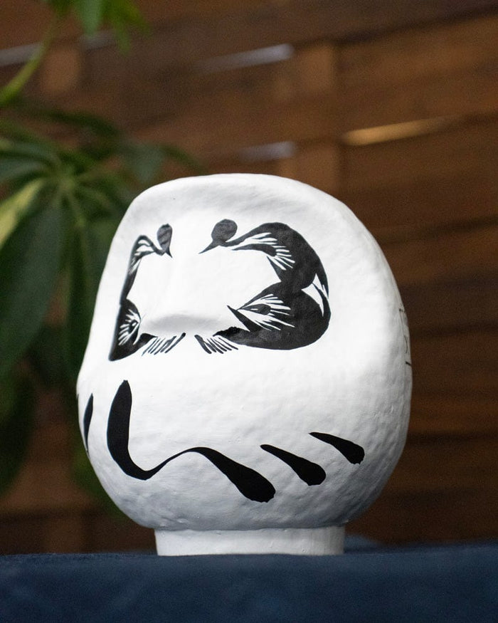 Takasaki Daruma, Designer's Series (Seven Downs & Eight Ups), White