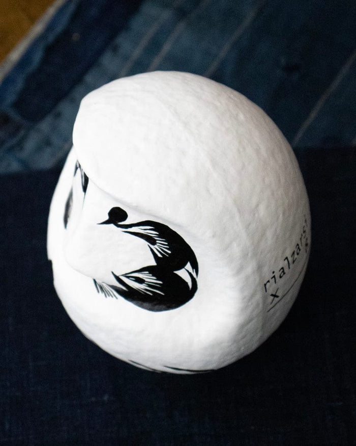 Takasaki Daruma, Designer's Series (Seven Downs & Eight Ups), White