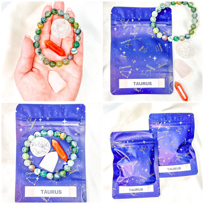 Taurus - Zodiac Crystal Set