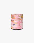 Tea Canister, Theanine, Washi Paper, Pink and Green