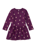 Tea Collection – Long Sleeve Pocket Dress in Midnight Posy