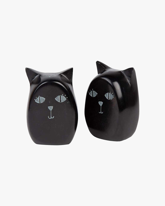 Ten Thousand Villages, Black Cat Salt & Pepper Shakers