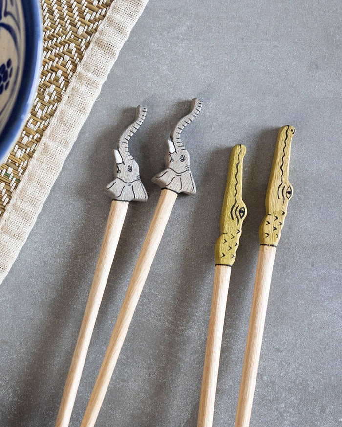 Ten Thousand Villages, Tembo Elephant Chopstick Set