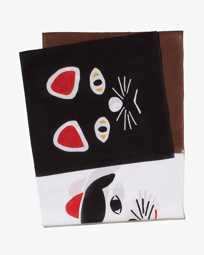 Tenugui, Chusen-Zome, Fukuneko