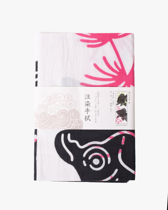 Tenugui, Chusen-Zome, Kasane Goldfish