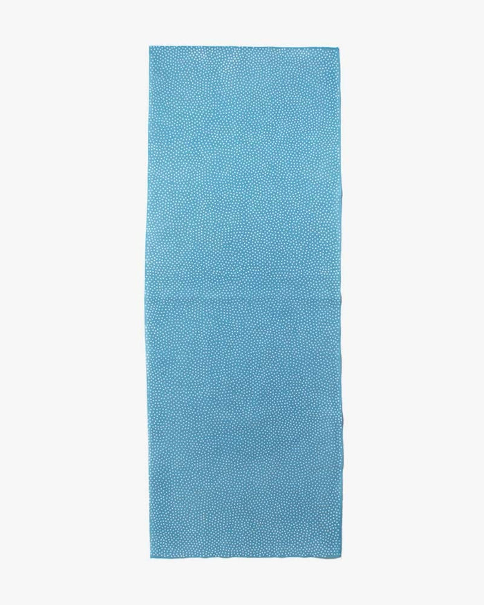 Tenugui, Chusen-Zome, Light Blue with White Dots
