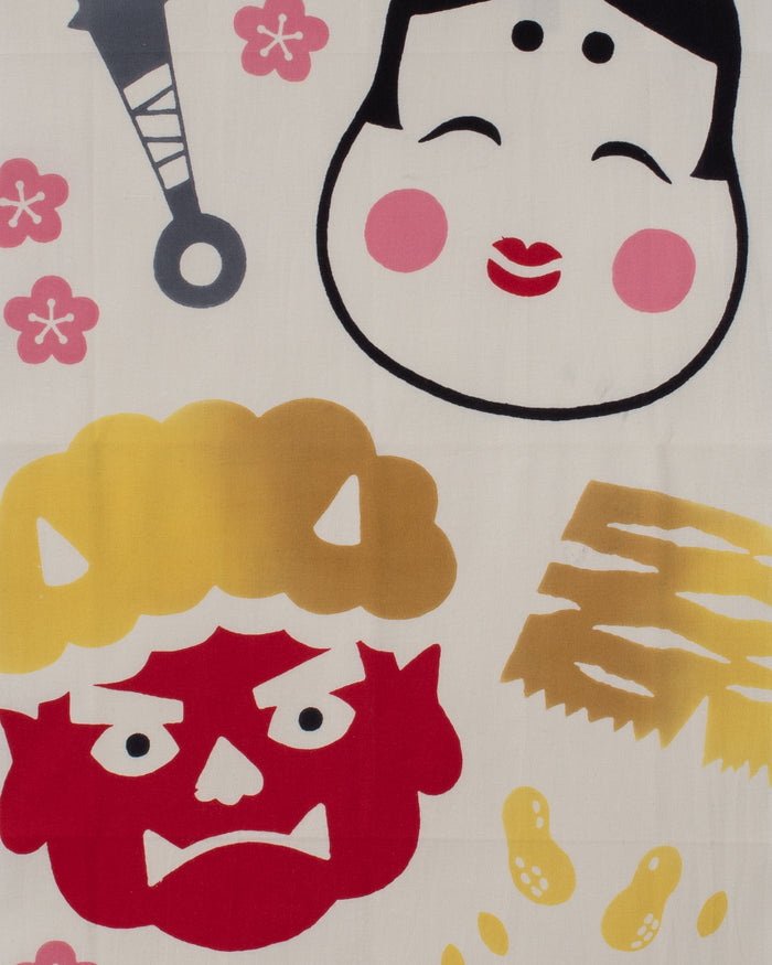 Tenugui, Chusen-Zome, Setsubun Celebrations