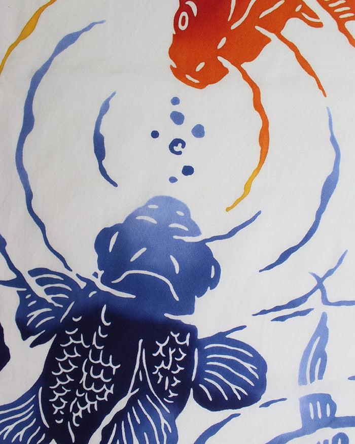 Tenugui, Chusen-Zome, Swimming Goldfish