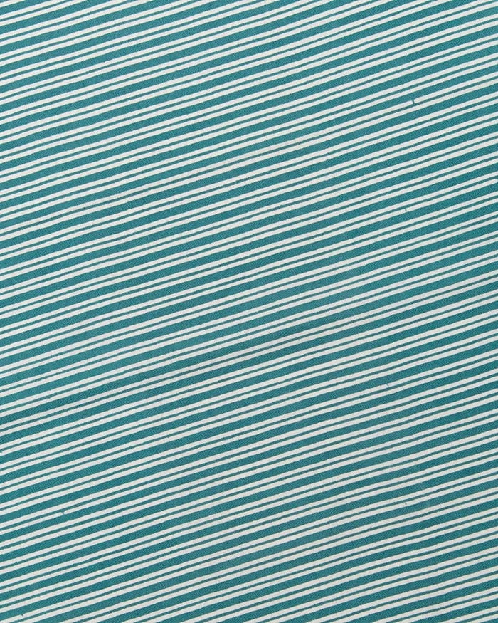 Tenugui, Chusen-Zome, Teal with White Shima