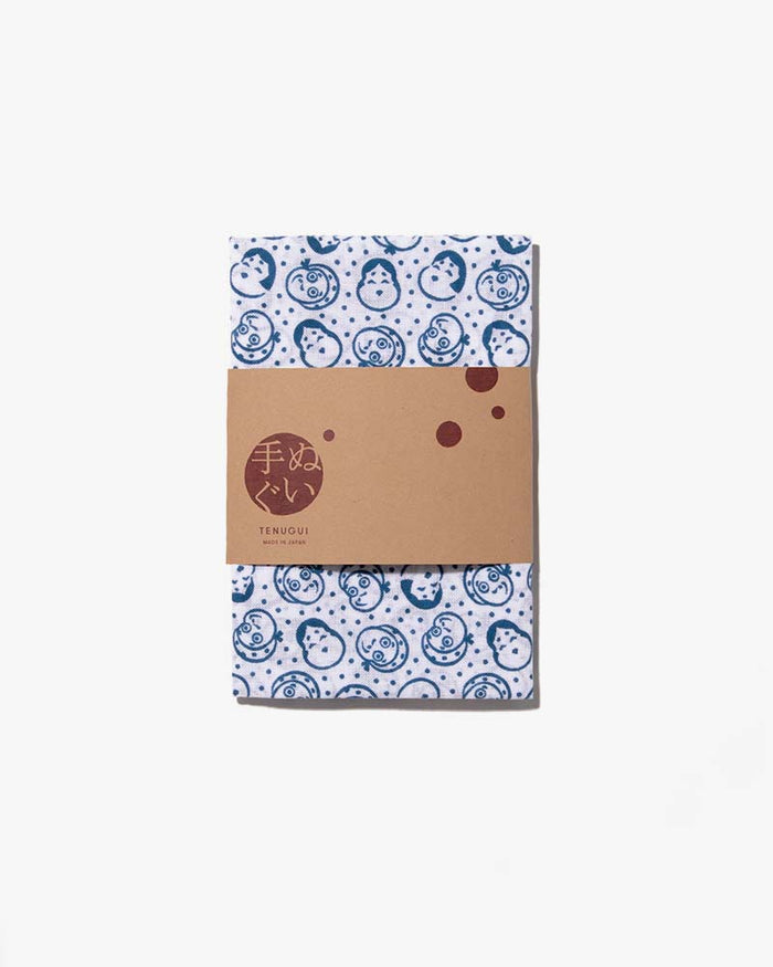 Tenugui, Classic, Komon, Blue Okame & Hyottoko