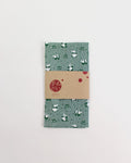 Tenugui, Classic, Komon, Green Bamboo and Panda