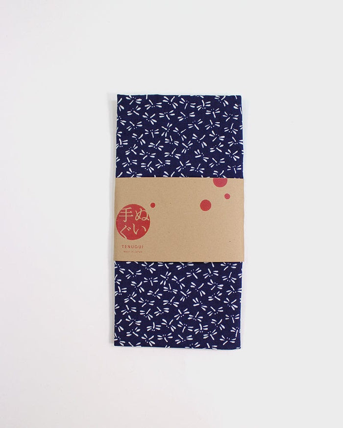 Tenugui, Classic, Komon, Indigo Tonbo