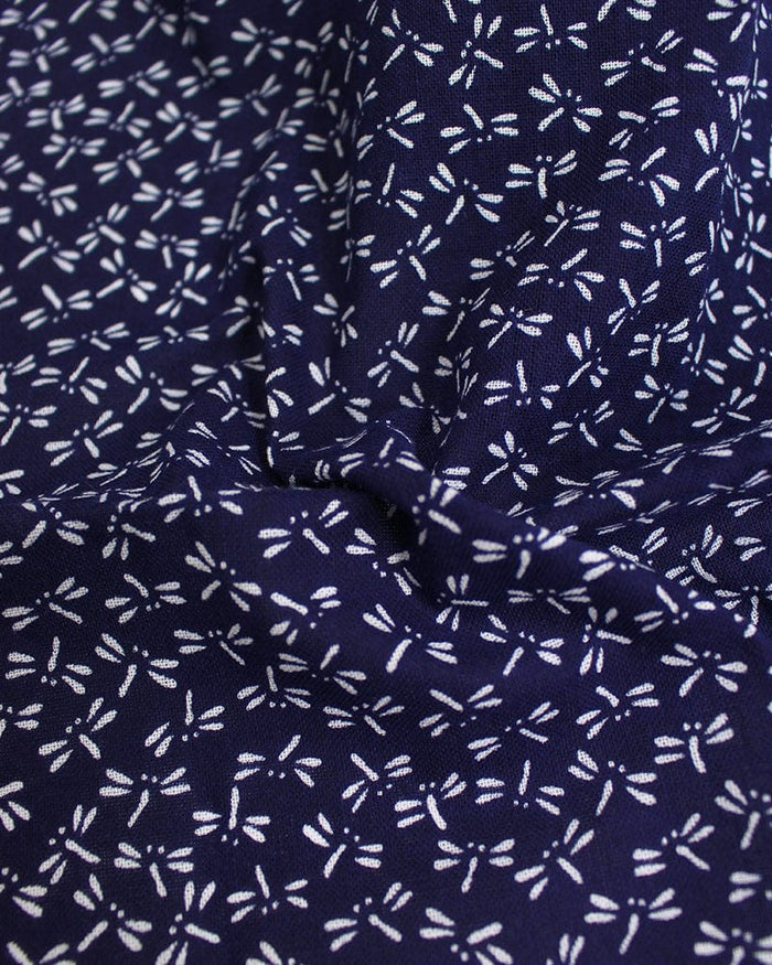 Tenugui, Classic, Komon, Indigo Tonbo