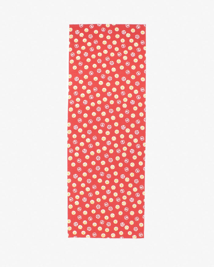 Tenugui, Classic, Komon, Red & Yellow Temari