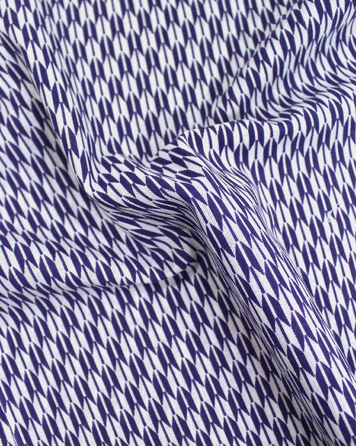 Tenugui, Classic, Komon, Small Purple Yagasuri