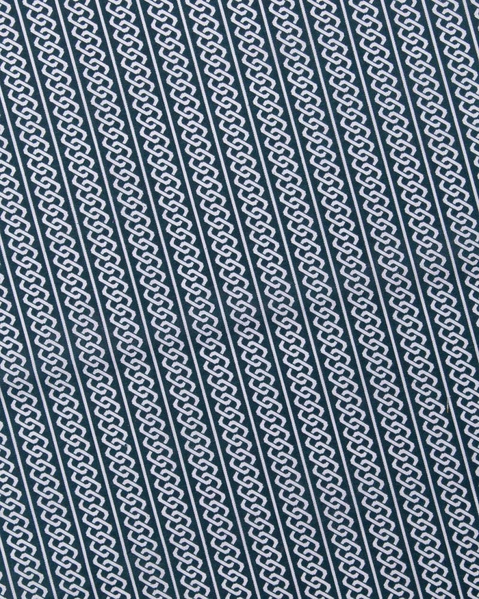 Tenugui, Classic, Komon, Teal Yoshiwara Shima