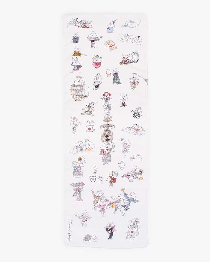 Tenugui, Double Gauze, Yokai, Jinmen Soushi