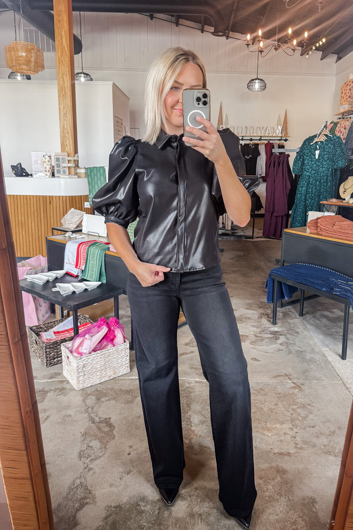 The Dally Black Trouser Jeans