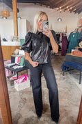 The Dally Black Trouser Jeans