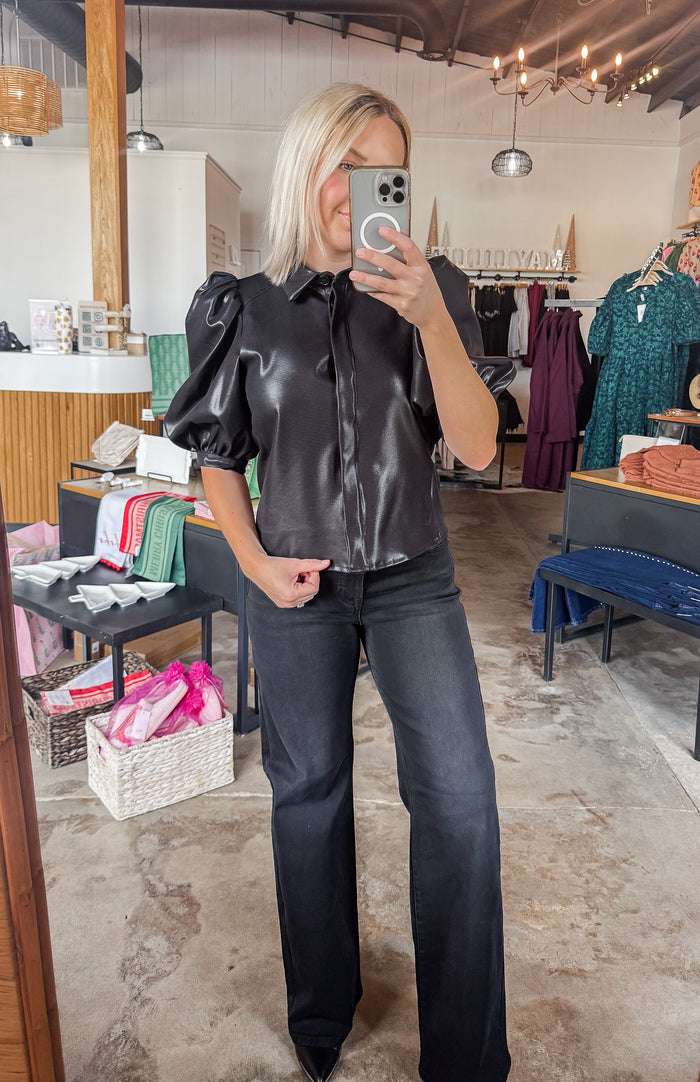 The Dally Black Trouser Jeans