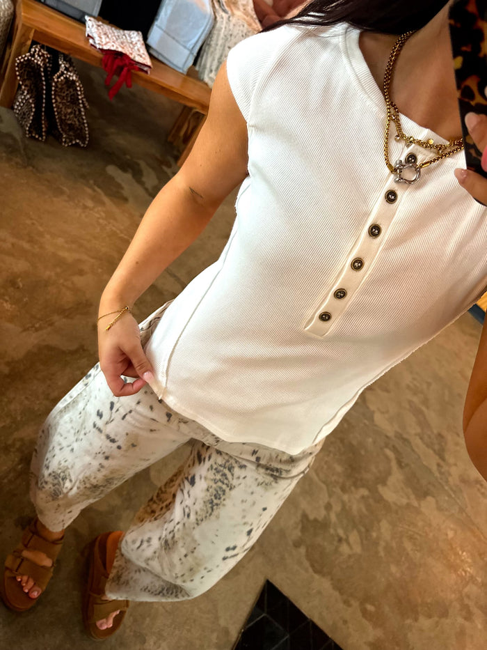The Essential Edge Henley - White