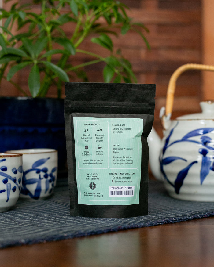 The Jasmine Pearl Tea, Loose Leaf, Kyushu Sencha Green Tea