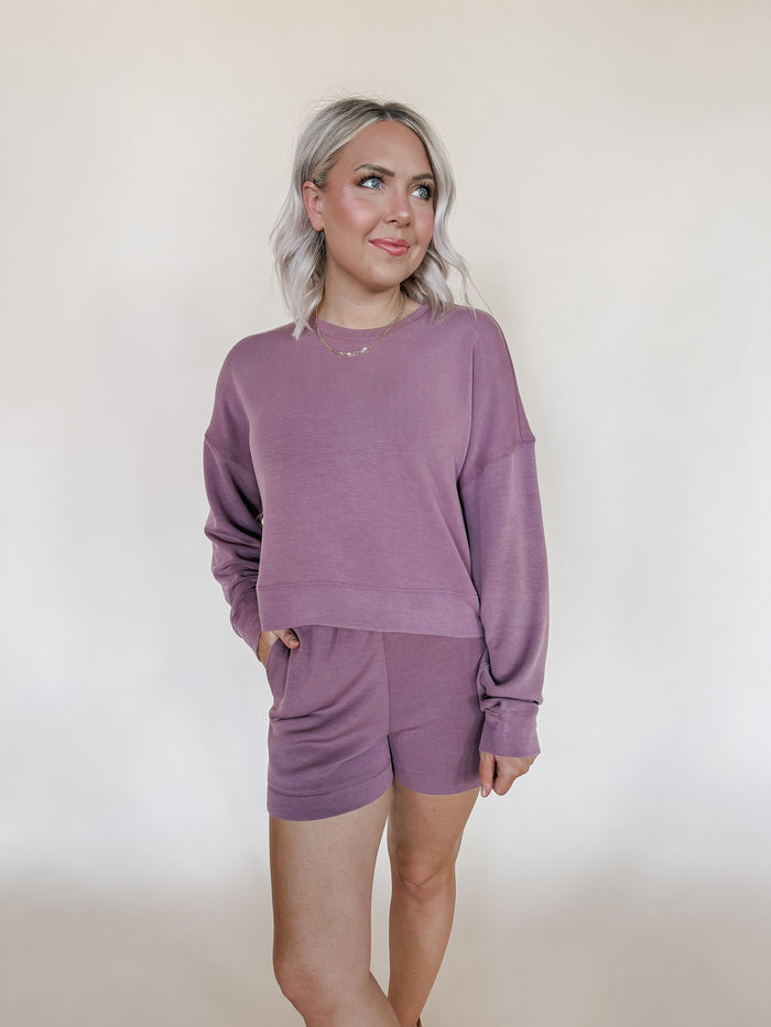 The Lauren Shorts in Rose Taupe