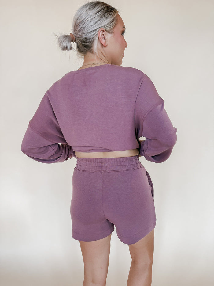 The Lauren Shorts in Rose Taupe