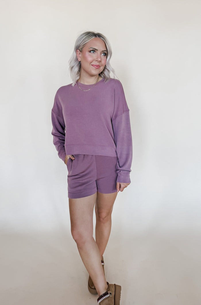 The Lauren Shorts in Rose Taupe
