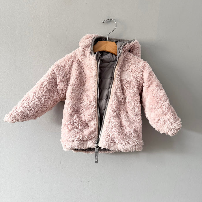 The North Face / Light grey x light pink reversible jacket / 12-18M