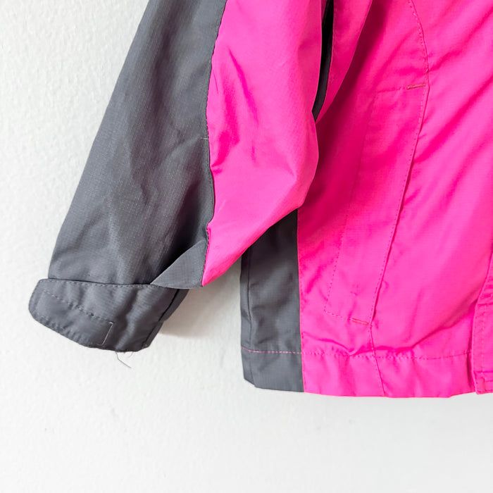 The North Face / Pink grey windbreaker / 1Y(Fits 2Y)