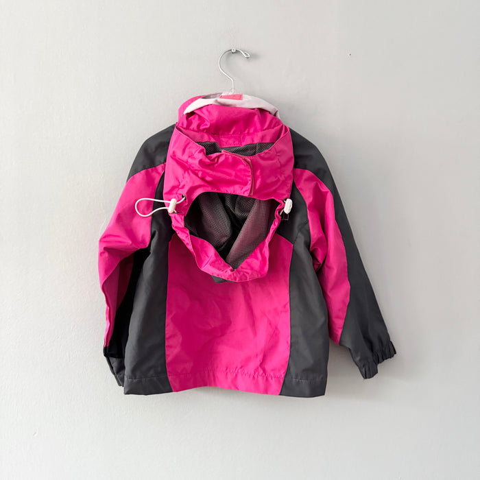 The North Face / Pink grey windbreaker / 1Y(Fits 2Y)