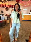 The Signature Wide Leg Denim - Light Wash