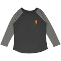 Tiny Whales – Long Sleeve Bolt Shirt in Orange