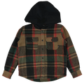 Tiny Whales – Woodsman Flannel Shirt Jacket W Hood