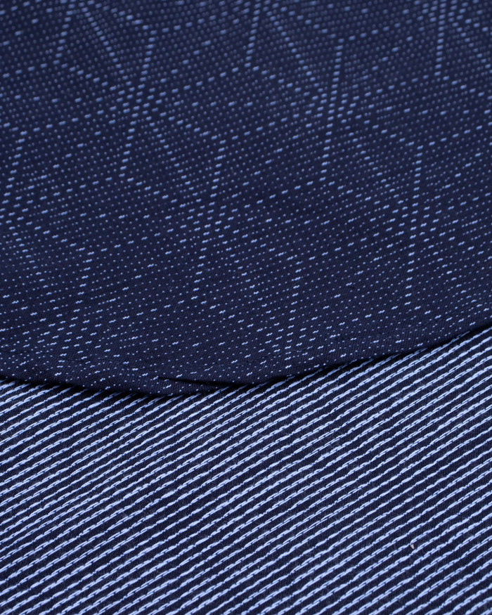 ToK Japanese Apron, Indigo Pockets, Indigo with Asanoha