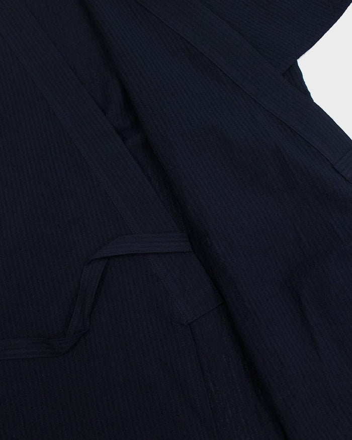 ToK Jinbei Set, Chijimi Weave, Dark Indigo