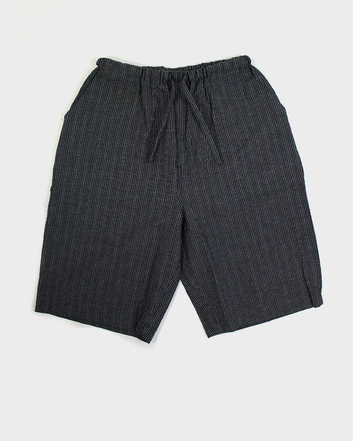 ToK Jinbei Set, Chijimi Weave, Grey Shima