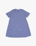 ToK Long Dress, Oversized, Blue Gingham