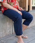 ToK Monpe Pants, Men's, Indigo with Blue Shima