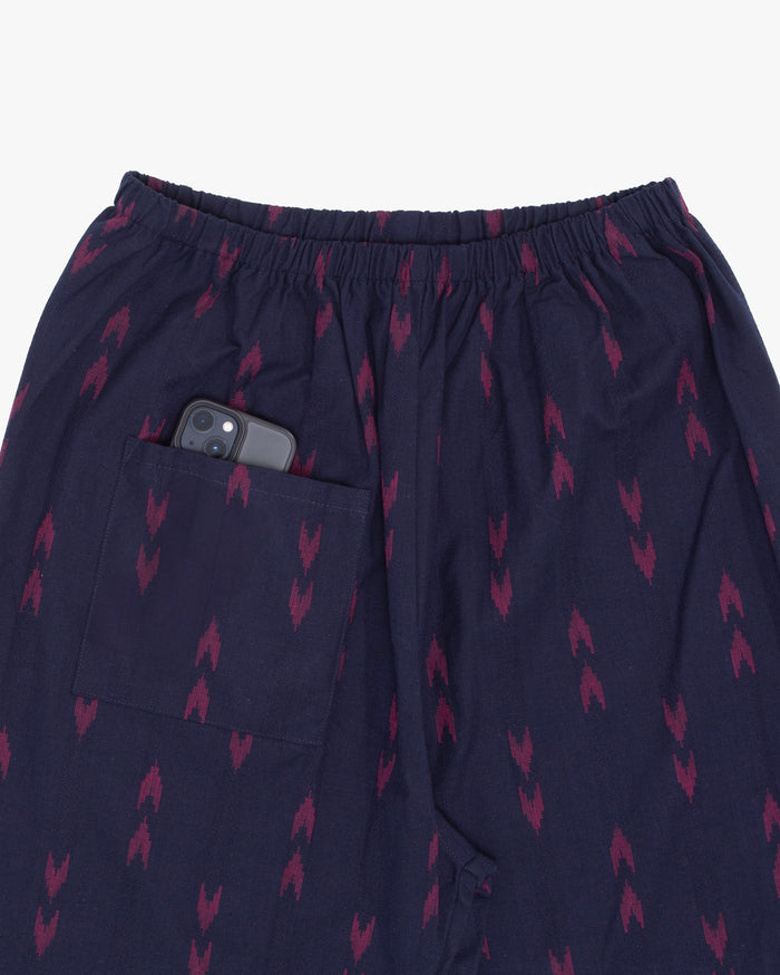 ToK Monpe Pants, Women's, Indigo with Red Arrows