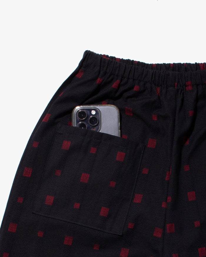 ToK Monpe Pants, Women's, Indigo with Red Squares