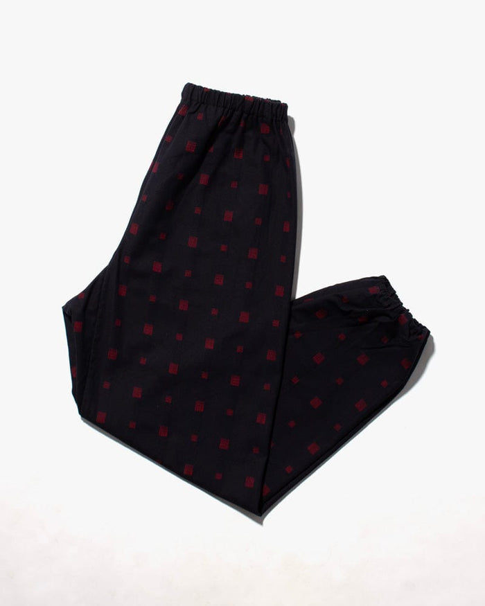 ToK Monpe Pants, Women's, Indigo with Red Squares