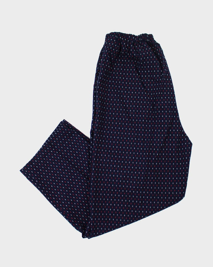 ToK Pants, Kasuri Indigo with Red and White Dash