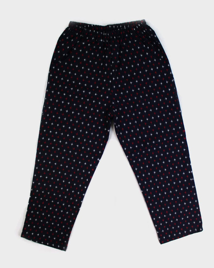 ToK Pants, Kasuri Indigo with Red and White Jyuji