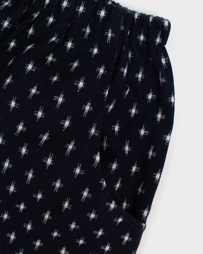ToK Pants, Kasuri Indigo with White Jyuji