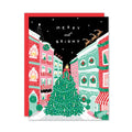 Town Tree Christmas Holiday Card