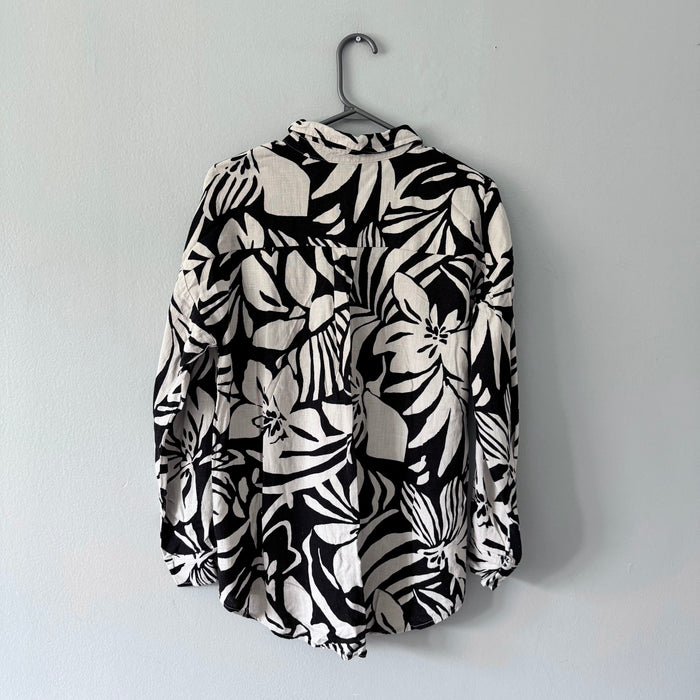 Trival / Rayon x linen shirt / Women S